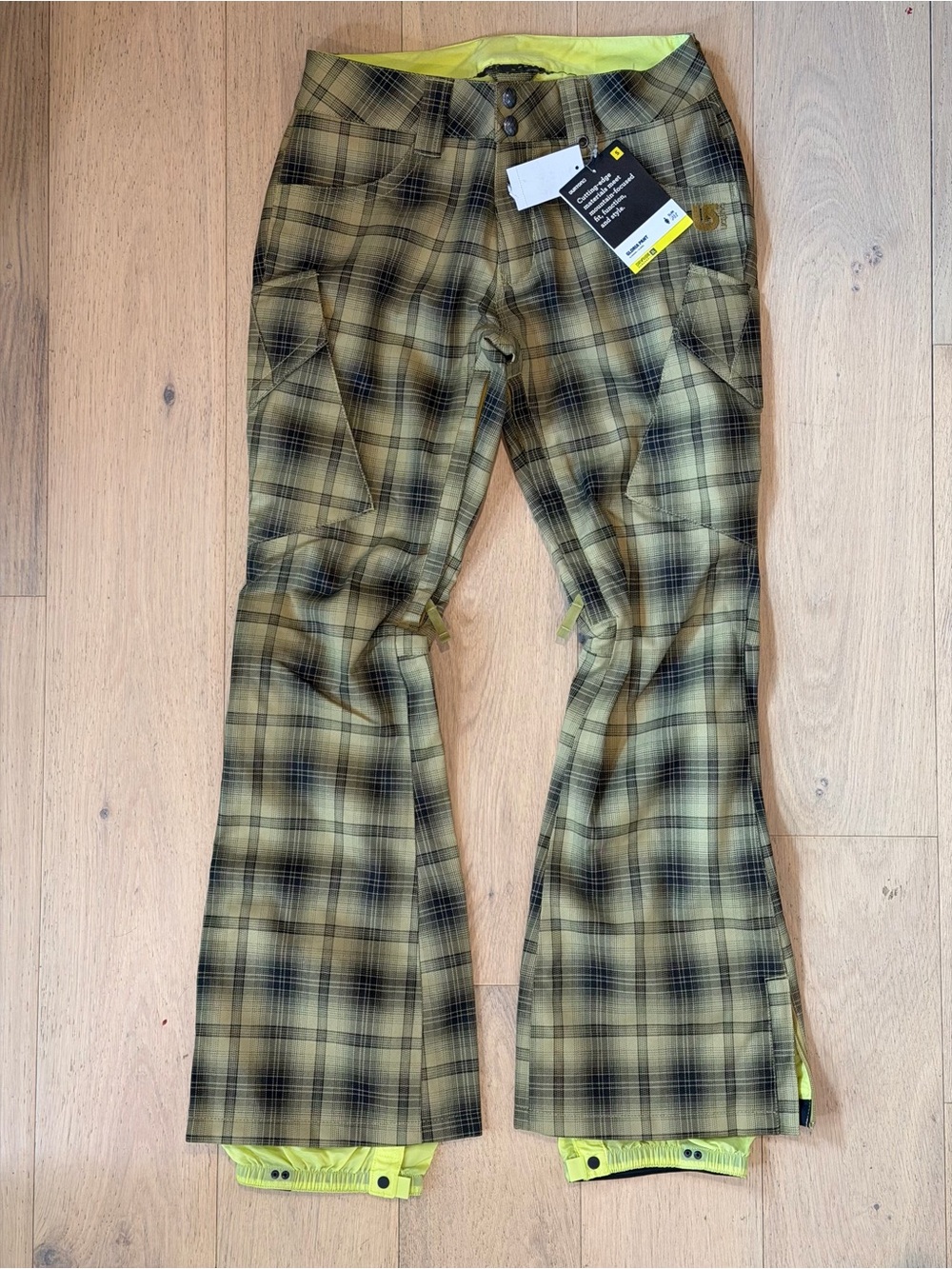 Women’s Burton Gloria Snow Pants (NWT) Sycamore Burnout Color-way Small Slim Fit